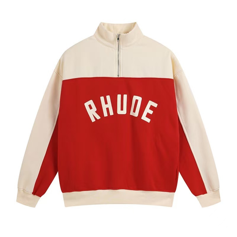 Rhude Half Zip Joint Top And Pants 4 Colors
