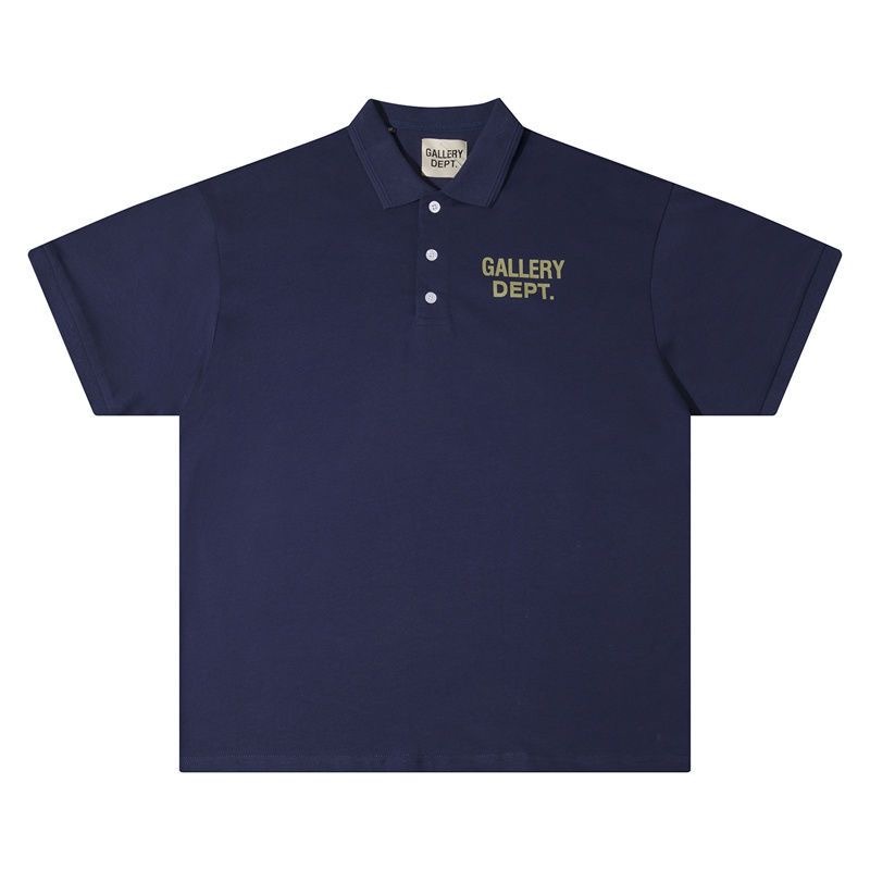 Gallery Dept Polo Basic Tee Black Navy