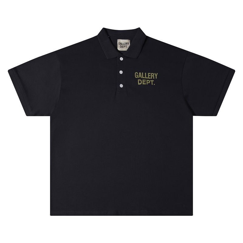 Gallery Dept Polo Basic Tee Black Navy