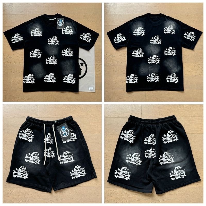 Hellstar flame full print set black