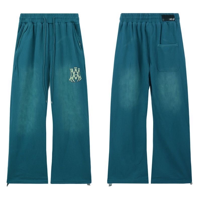 Amiri Embroidered Logo Hoodie Pants 4 Colors