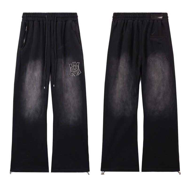 Amiri Embroidered Logo Hoodie Pants 4 Colors