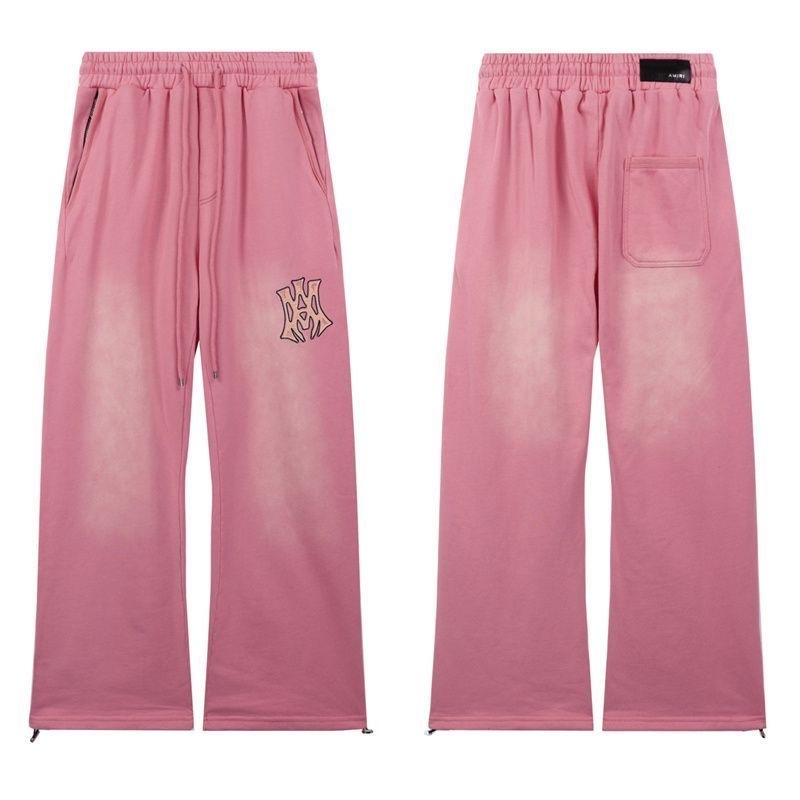 Amiri Embroidered Logo Hoodie Pants 4 Colors