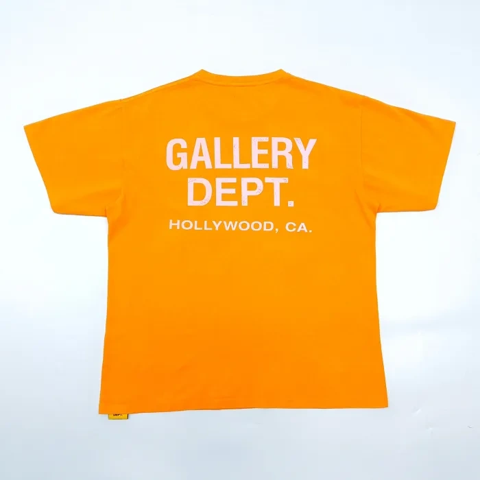 GD 1:1 quality version Basic Hollywood Letter Print Washed Version Tee 3 colors