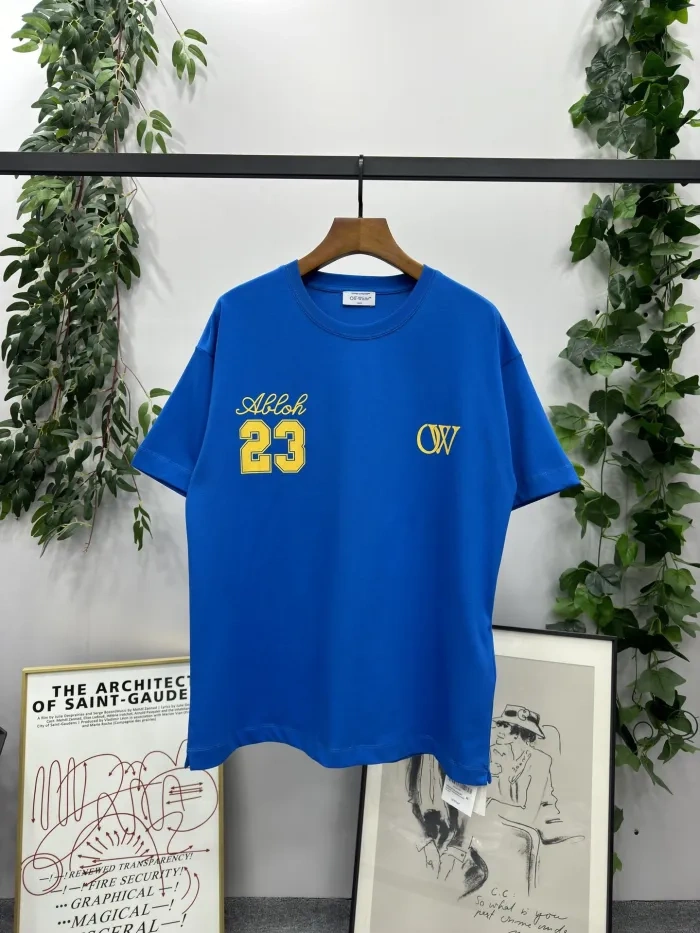 OW 1:1 quality version OW Logo Tee 2 colors