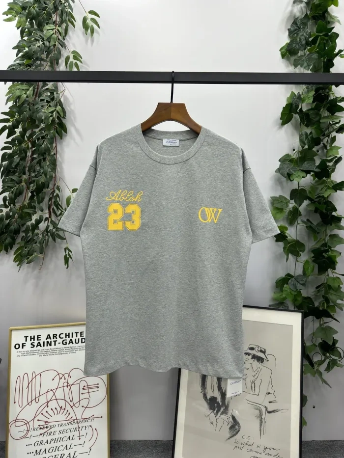 OW 1:1 quality version OW Logo Tee 2 colors