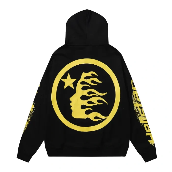 HS Front and Back Logo Sleeve Arm Letter Print hoodie & pants set 3 colors