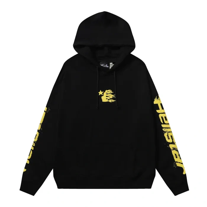 HS Front and Back Logo Sleeve Arm Letter Print hoodie & pants set 3 colors