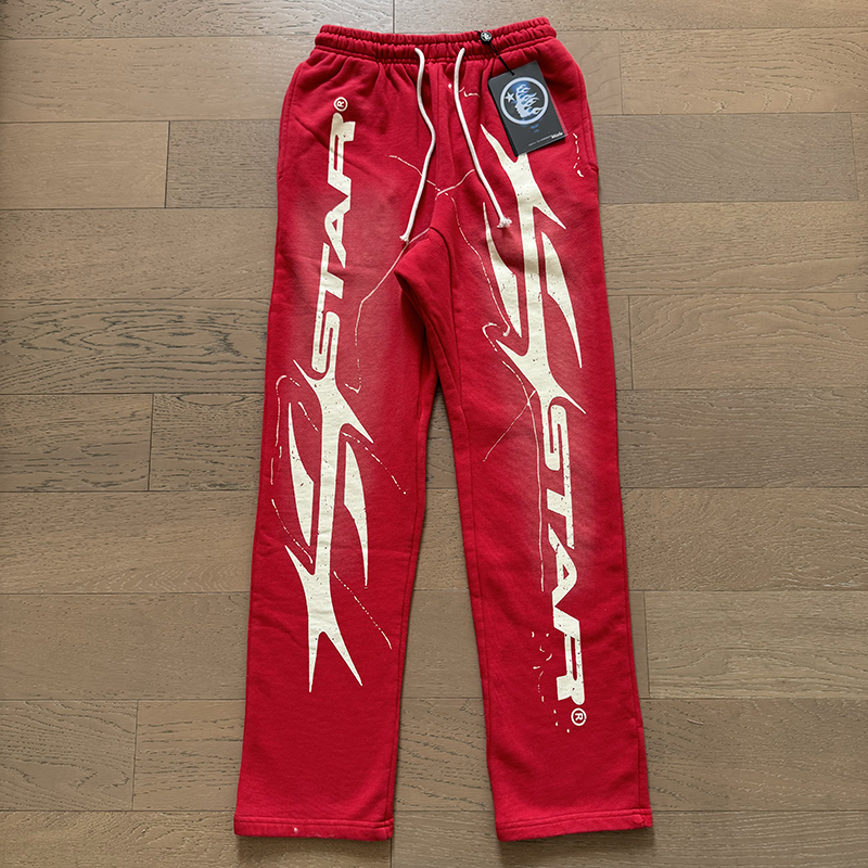 HS Distressed Letter Logo Ink Splattered hoodie & pants set 2 colors