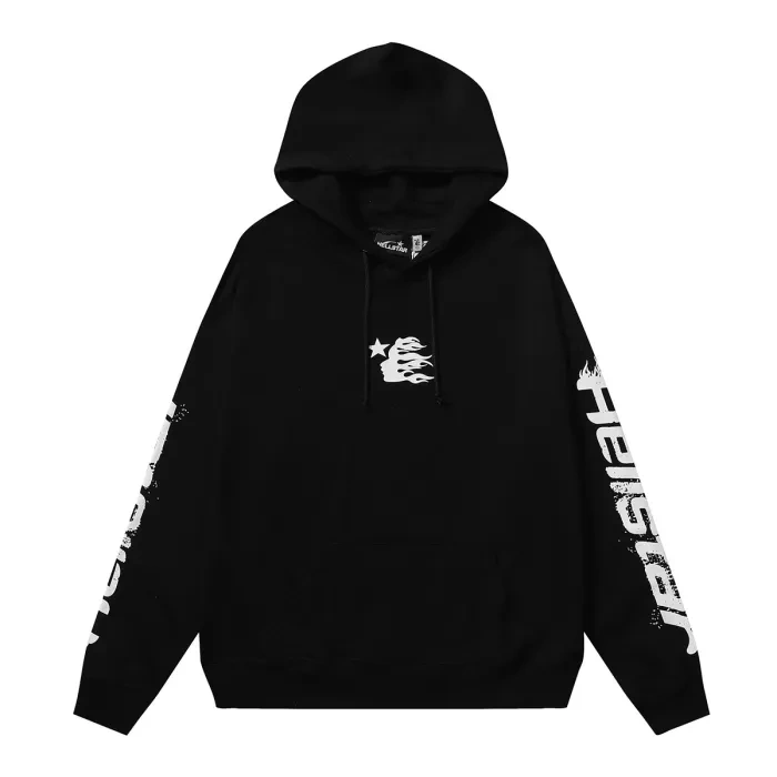 HS Front and Back Logo Sleeve Arm Letter Print hoodie & pants set 3 colors