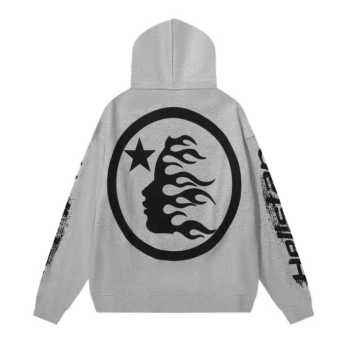 HS Front and Back Logo Sleeve Arm Letter Print hoodie & pants set 3 colors
