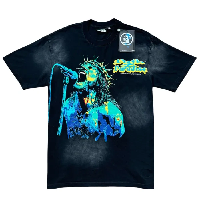 HS Rocker angel Printed Washed Version Tee