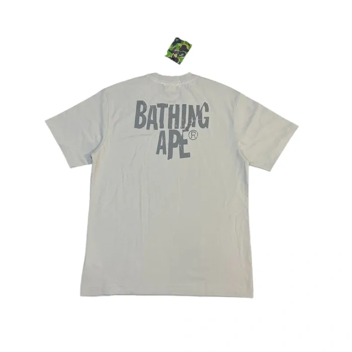 Bape 1:1 quality version  Washed effect printed Tee 2 colors