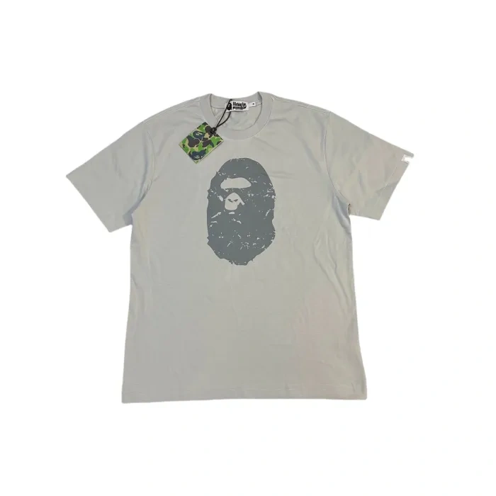 Bape 1:1 quality version  Washed effect printed Tee 2 colors
