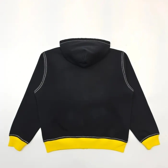 Sp5der 1:1 quality version  Colorblock Zipper hoodie 2 colors