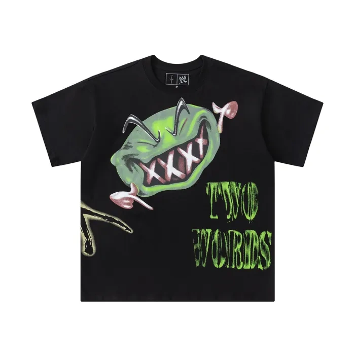 Travis Green alien head Printed Tee