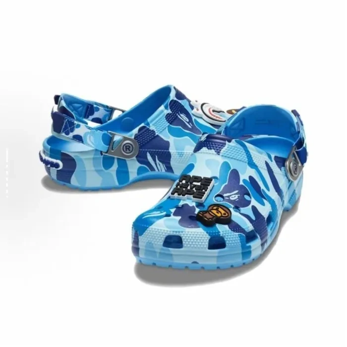 Bape Ape Head Camouflage Hole Shoes