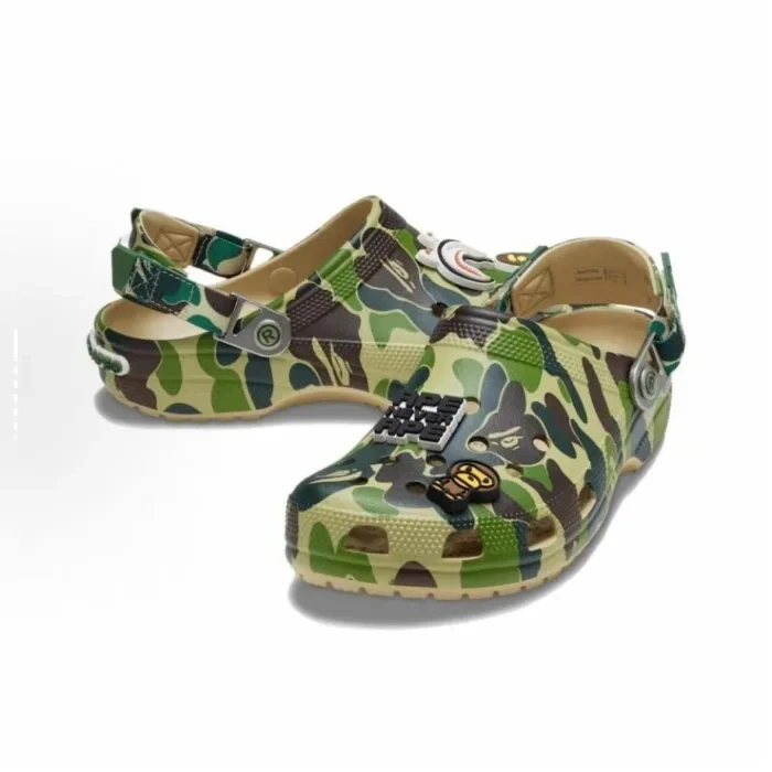 Bape Ape Head Camouflage Hole Shoes