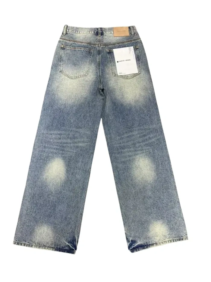 Purple 1:1 quality version full diamond firework Jeans