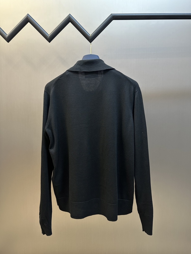 Ami Woolen Cardigan Black