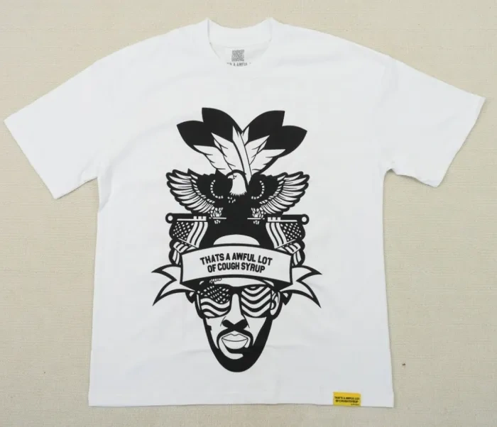 Thats Awful Lot Of Cough Syrup Indian Print Tee