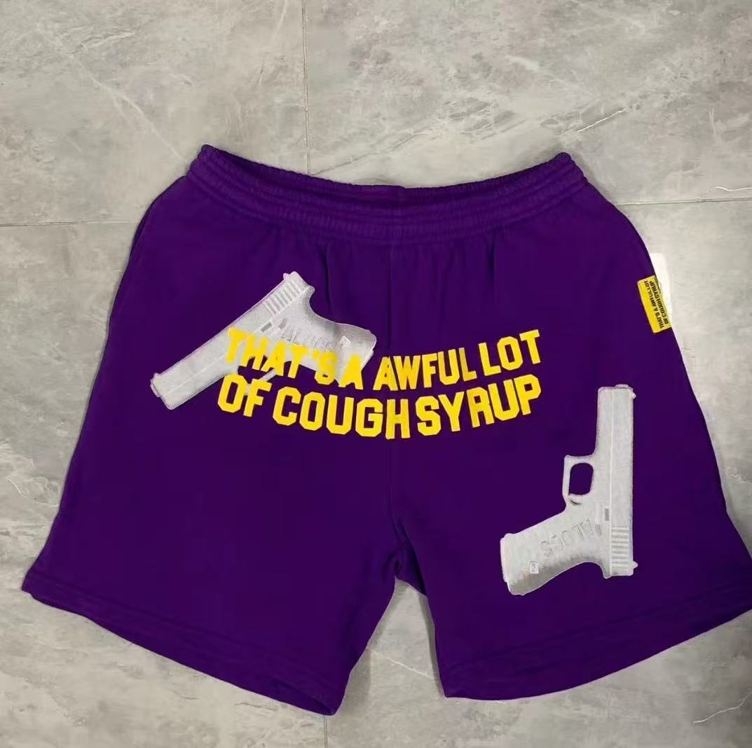 Thats Awful Lot Of Cough Syrup Gun Shorts 2 Colors