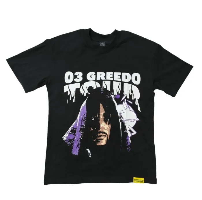Thats Awful Lot Of Cough Syrup Concert Portrait Print Tee