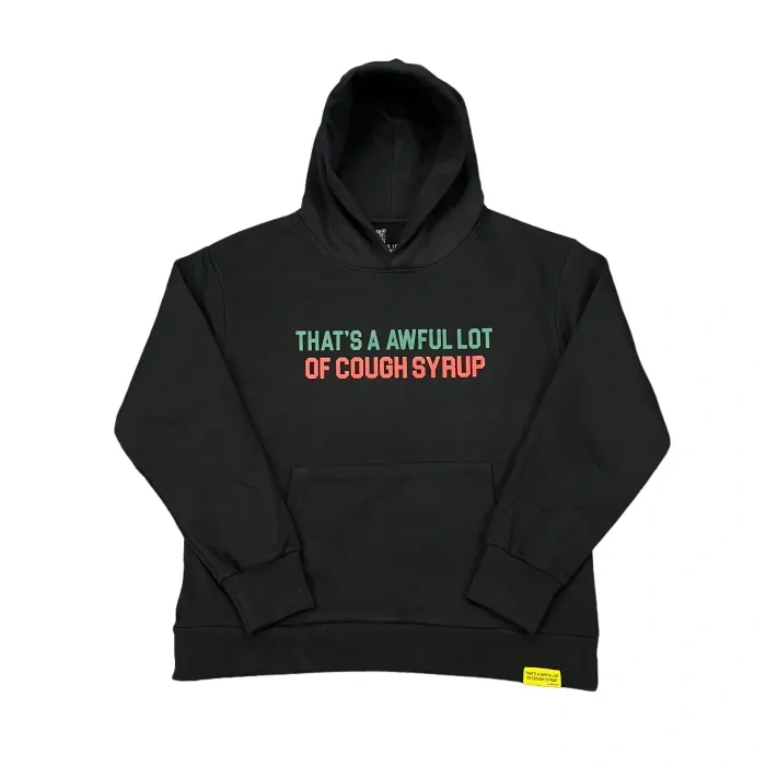 Thats Awful Grayish red and green Print hoodie