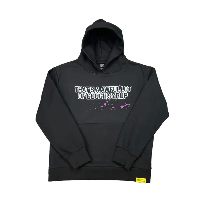 Thats Awful Purple bloodstain Print hoodie