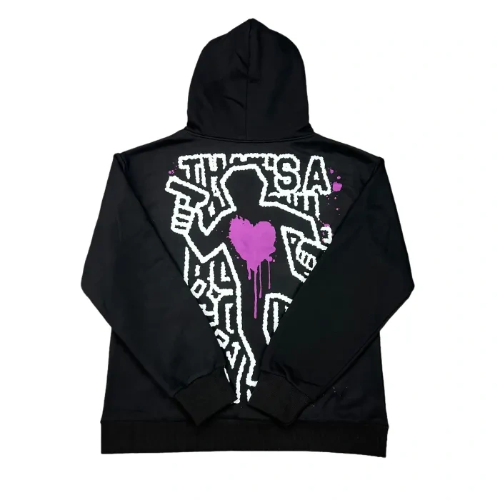 Thats Awful Purple bloodstain Print hoodie
