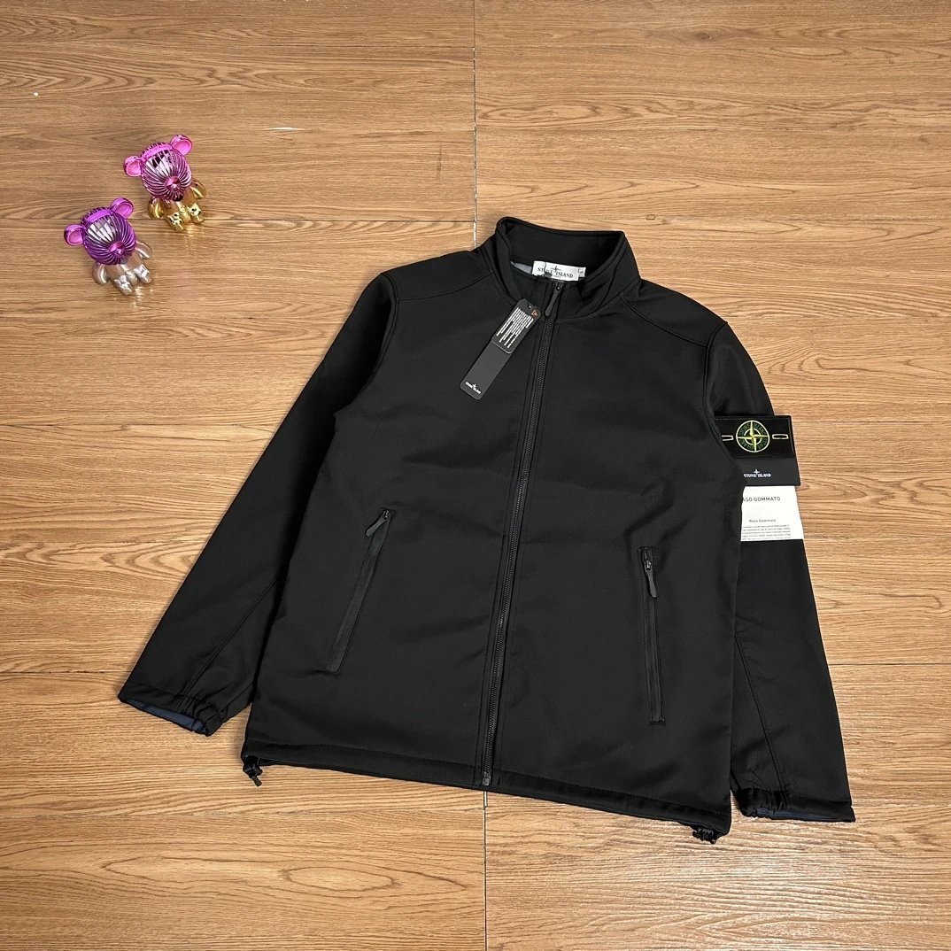 Stone Island Softshell Functional Windbreaker Zipper Jacket 2 Colors