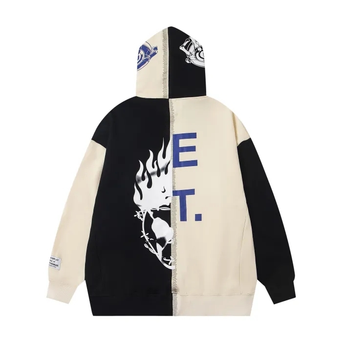 Gallery Dept Asymmetric Patchwork Hoodie 3 colors