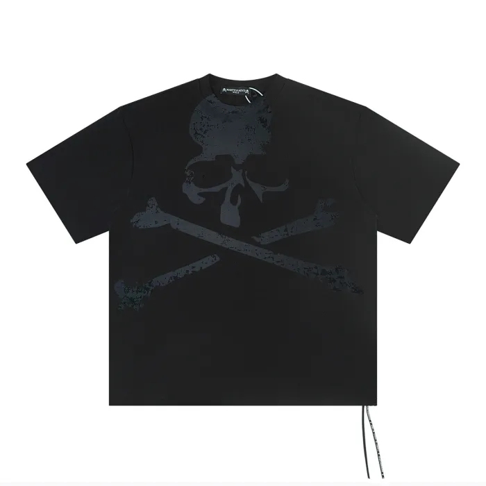 Bape 1:1 quality version 28480638 Skull woven strap Print Tee 2 colors
