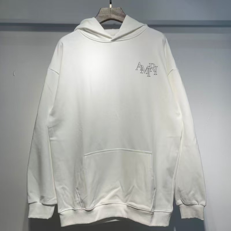 AM Letters Printing Hoodie 2 Colors