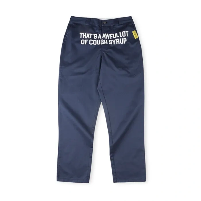 Thats A Awful Lot Of Cough Syrup Classic Letter Print Jacket & Pants Set 3 colors