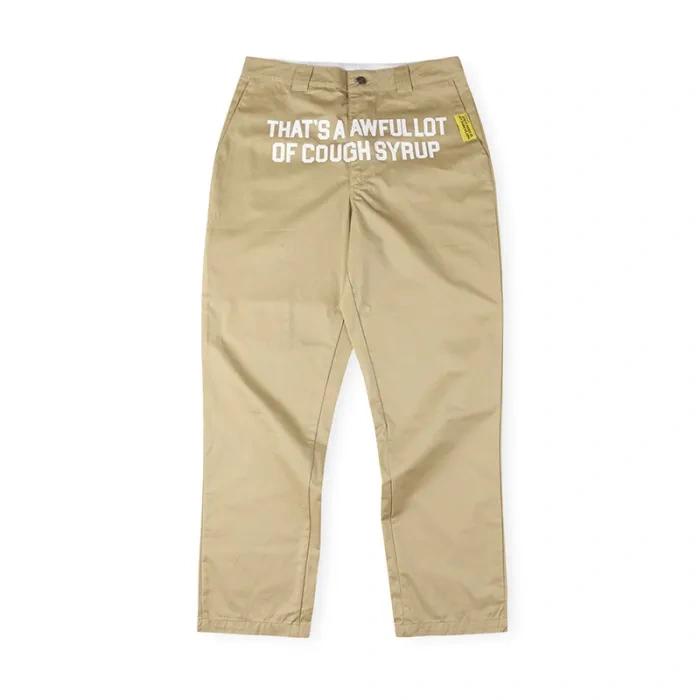 Thats A Awful Lot Of Cough Syrup Classic Letter Print Jacket & Pants Set 3 colors