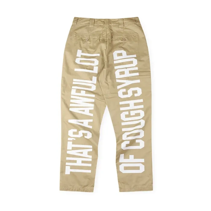 Thats A Awful Lot Of Cough Syrup Classic Letter Print Jacket & Pants Set 3 colors