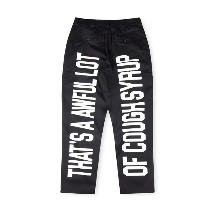 Thats A Awful Lot Of Cough Syrup Classic Letter Print Jacket & Pants Set 3 colors