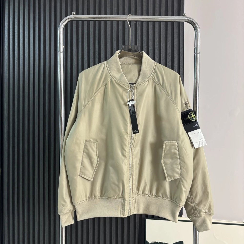 Stone Island Pilot Cotton Suit Baseball Jacket 2 Colors