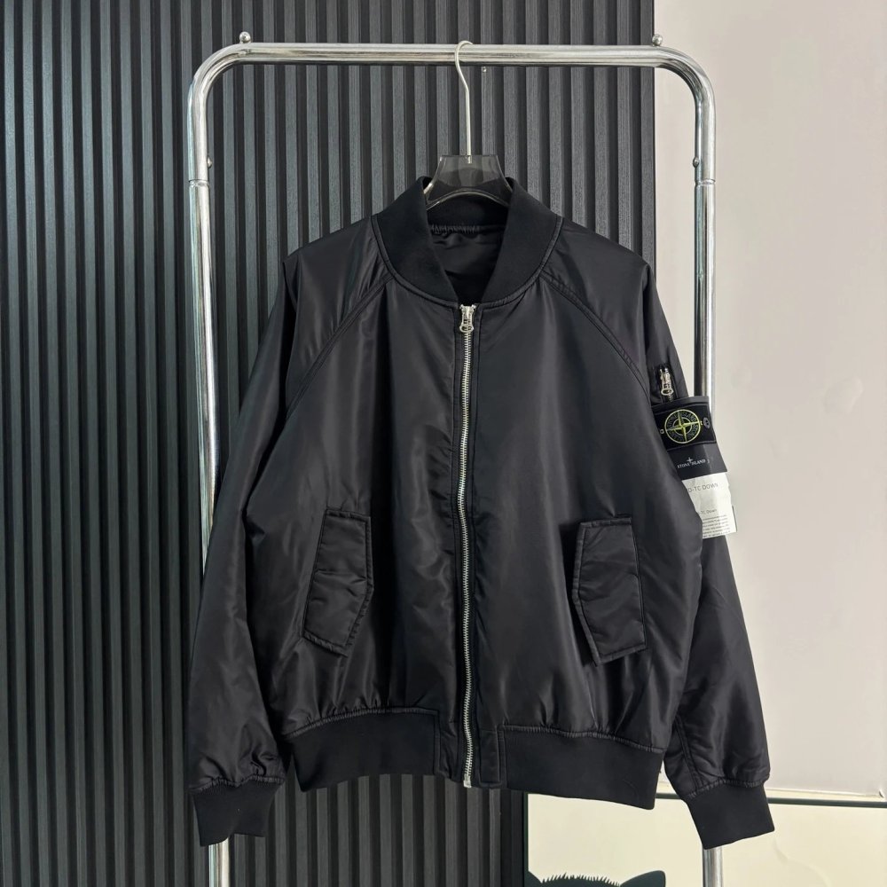 Stone Island Pilot Cotton Suit Baseball Jacket 2 Colors