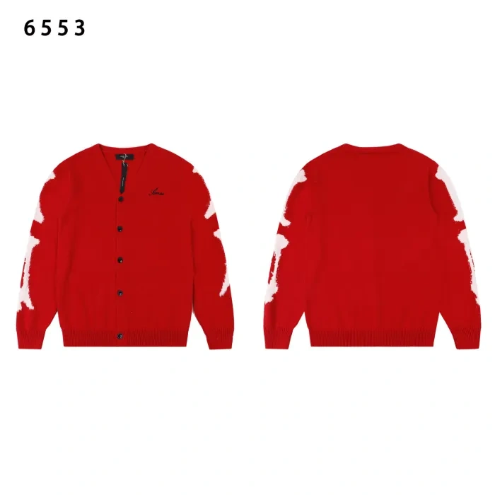 AM Arm Bone Jacquard Sweater 4 colors