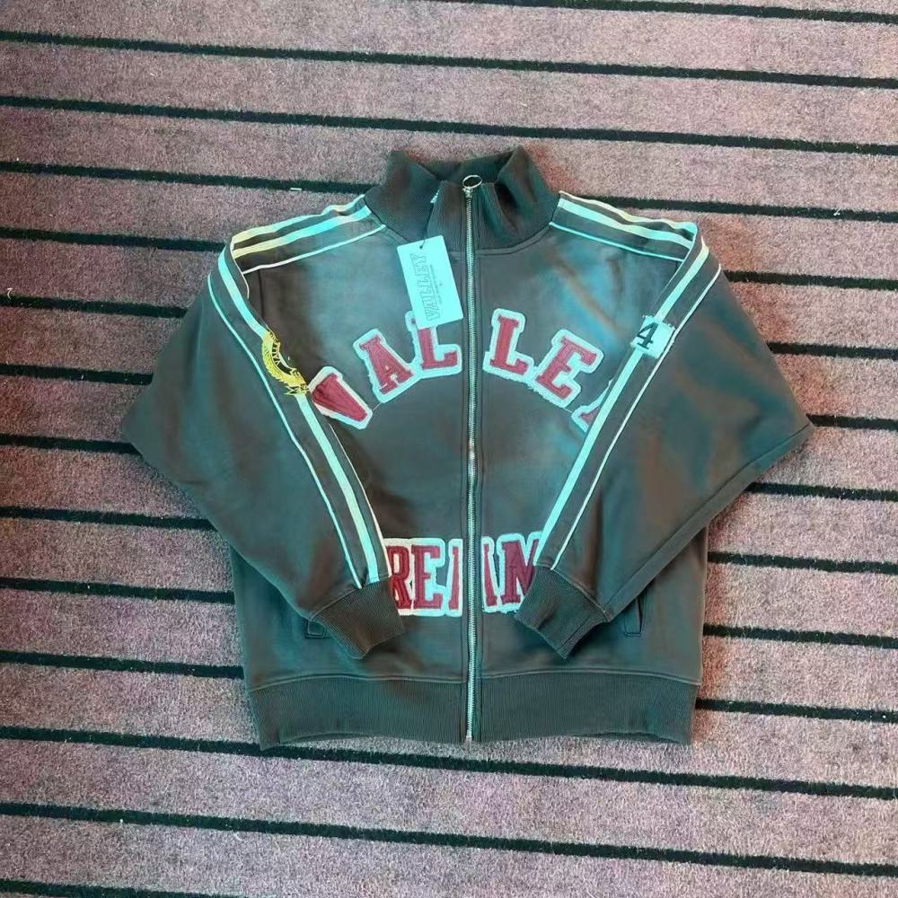 Vale Patch Letter Zip Jacket 3 Colors