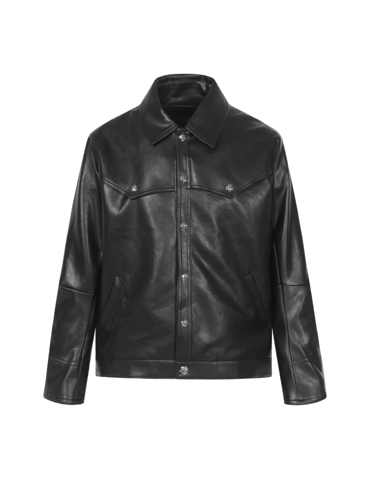 CH Leather Jacket Black 460963