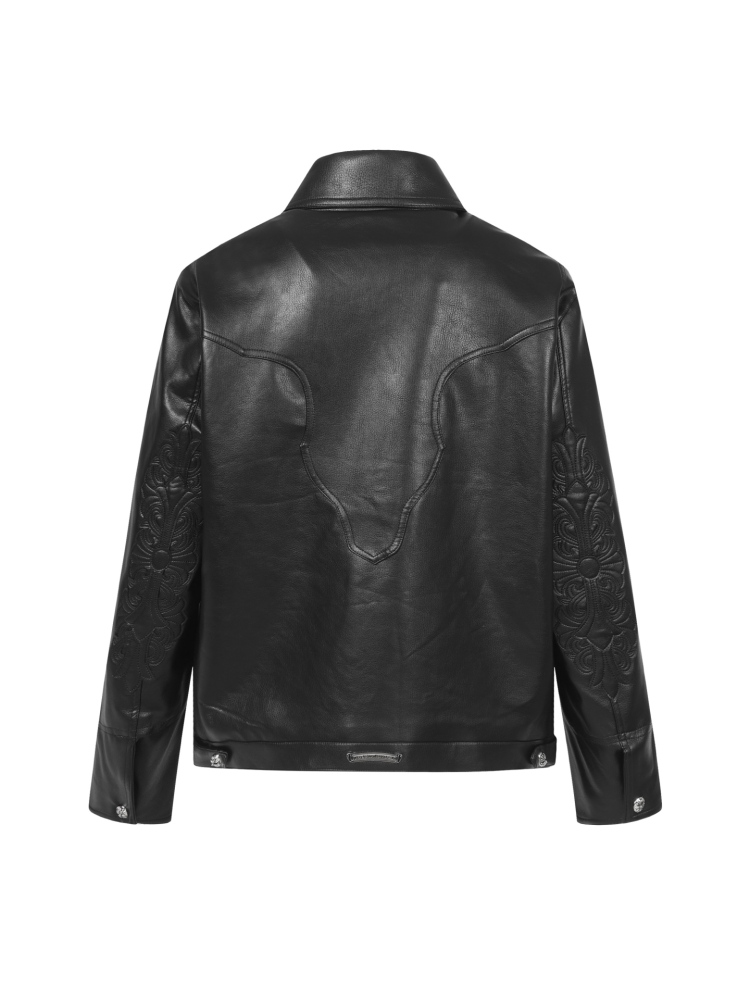 CH Leather Jacket Black 460963