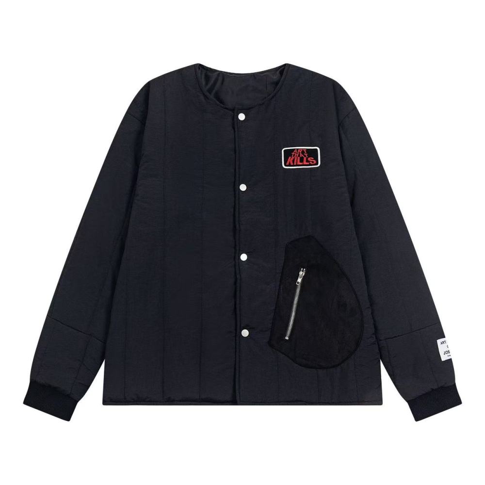 Gallery Dept Skull Puffer Jacket Black