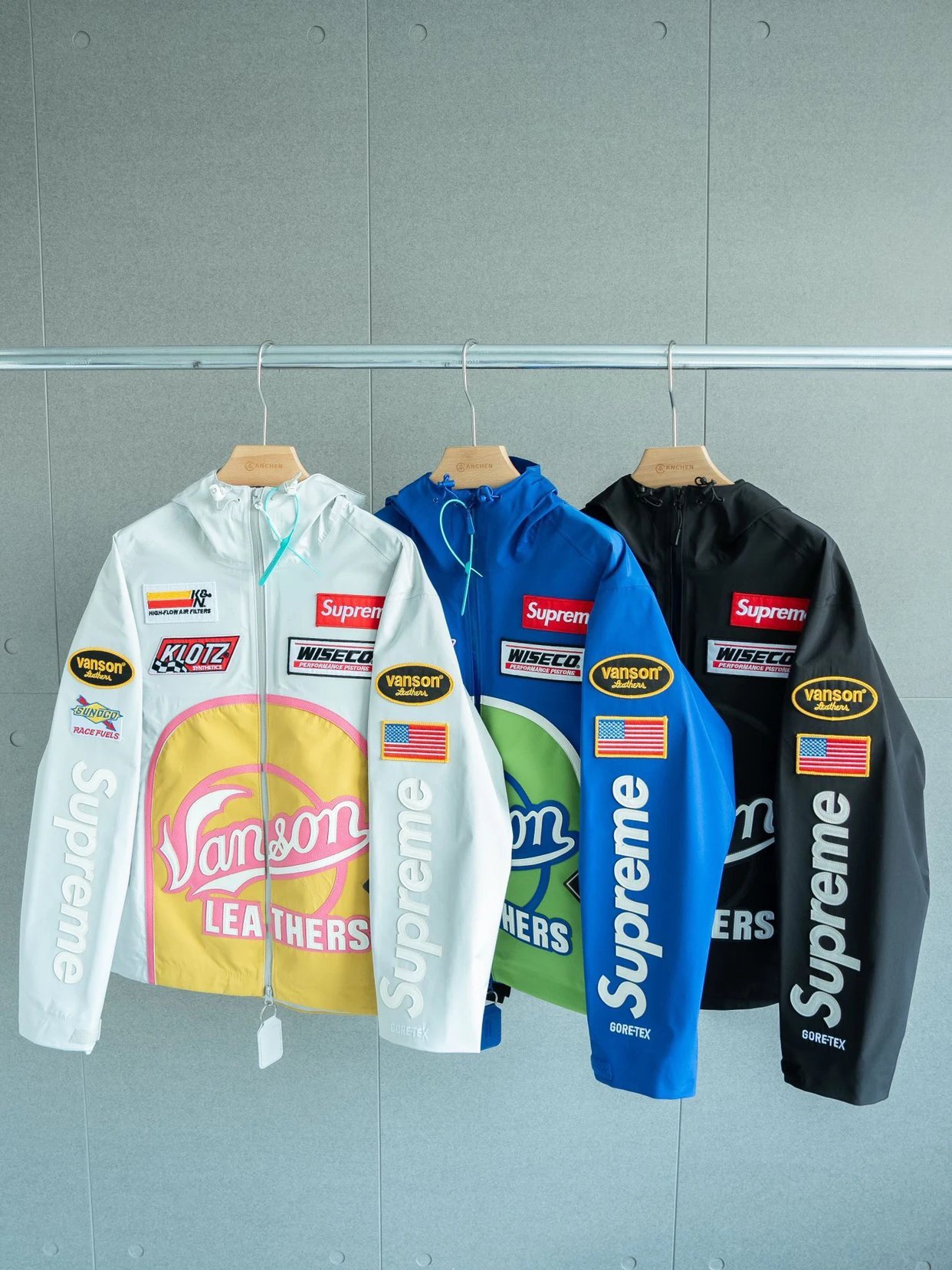 Sup x Vanson GORE-TEX FW25 Shell Jacket 3 Colors
