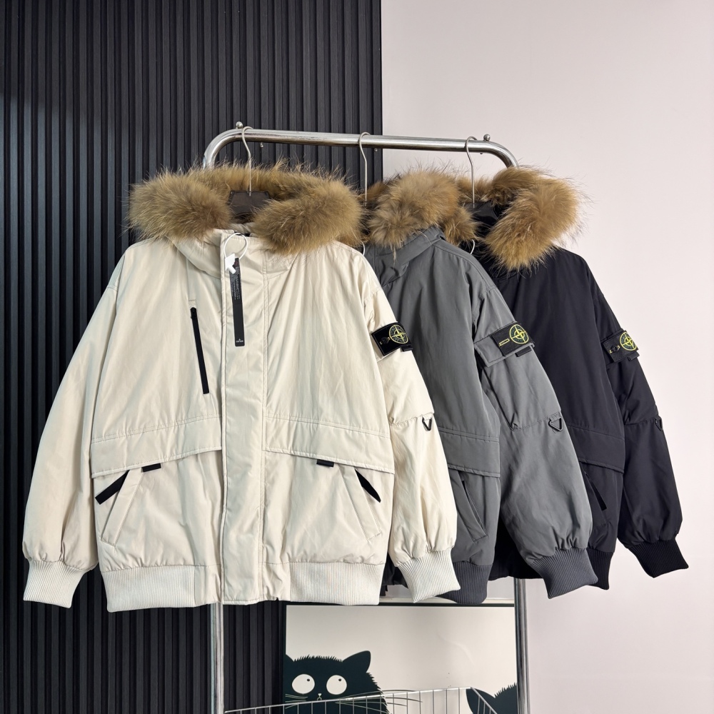 St0ne Island 489834 Parka Down Jacket 3 Colors