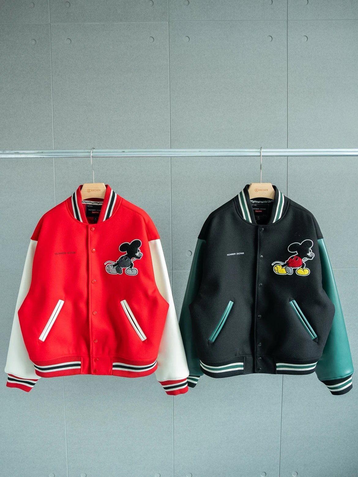 Sup NUMBER(N)INE Varsity Jacket 2 Colors