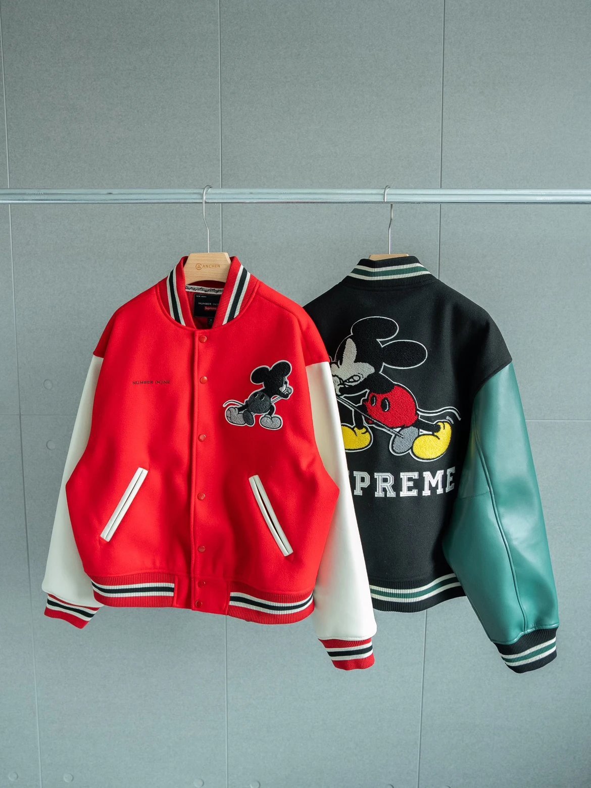 Sup NUMBER(N)INE Varsity Jacket 2 Colors