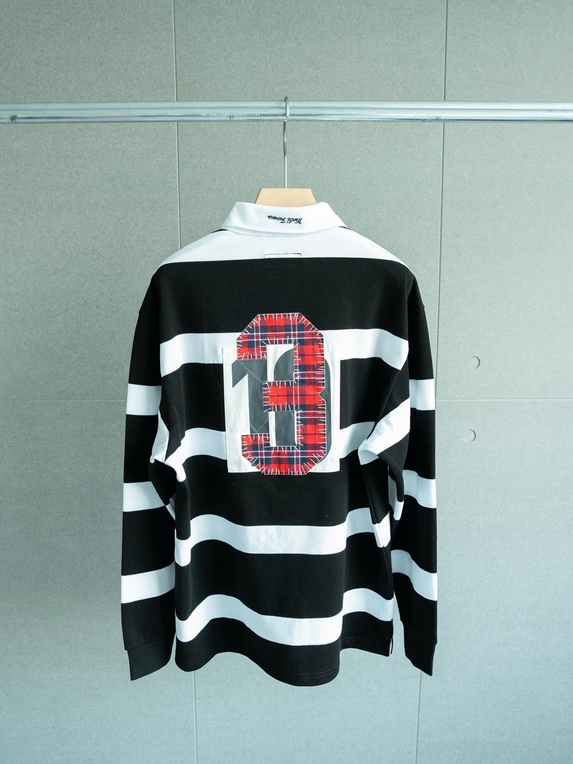 Sup Week1 Strip Rugby Polo Longsleeve
